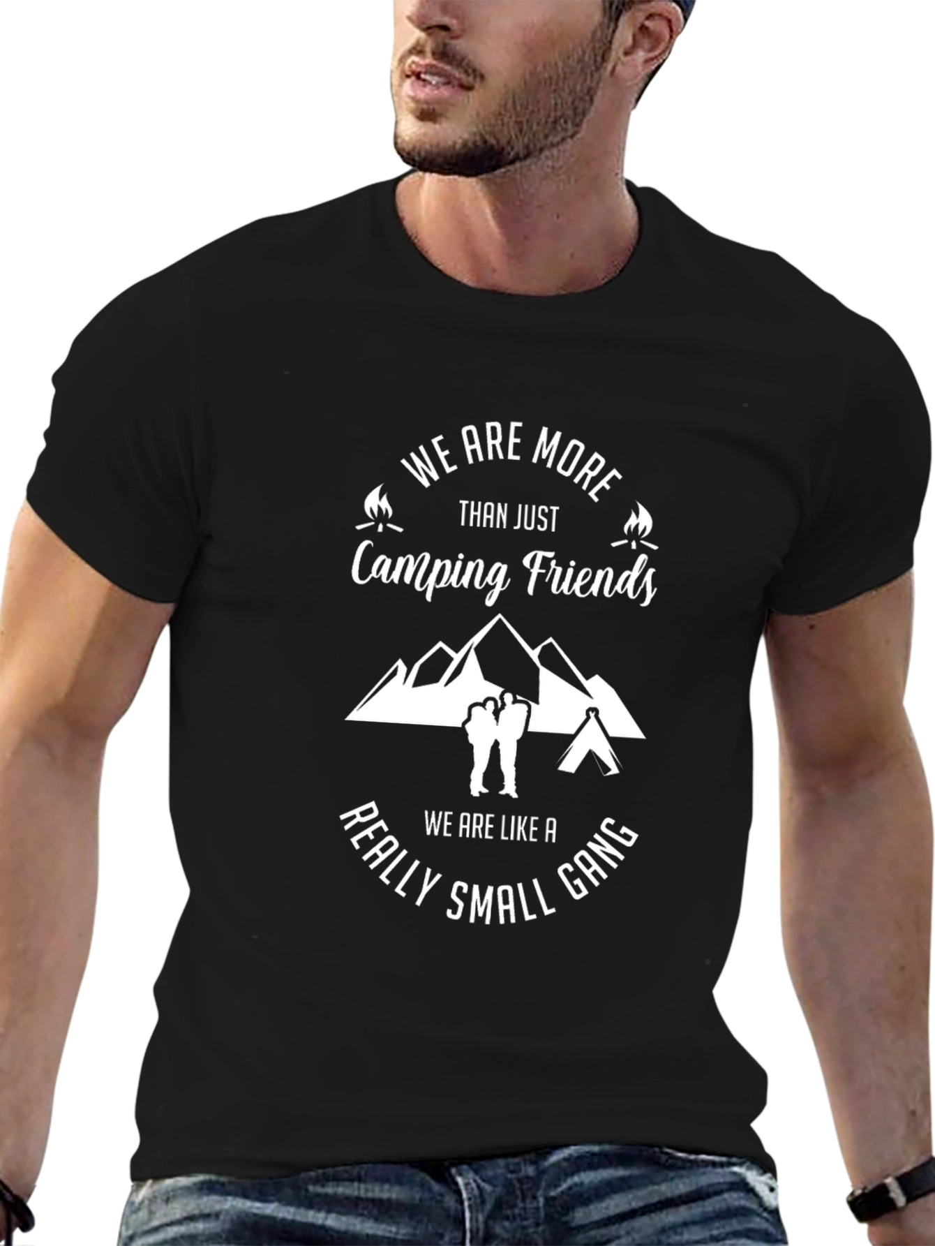Camping Friends Graphic Tee - Small Gang Edition