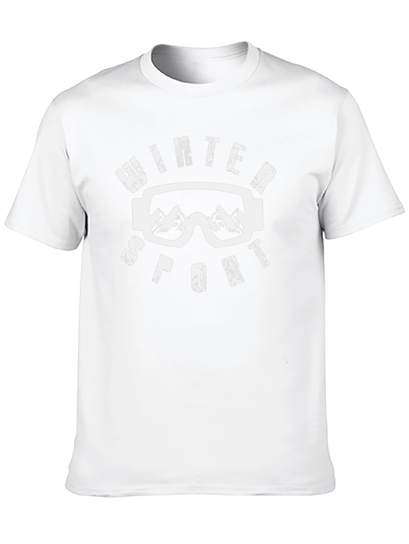 Winter Sport Graphic Tee - Stylish Black T-Shirt
