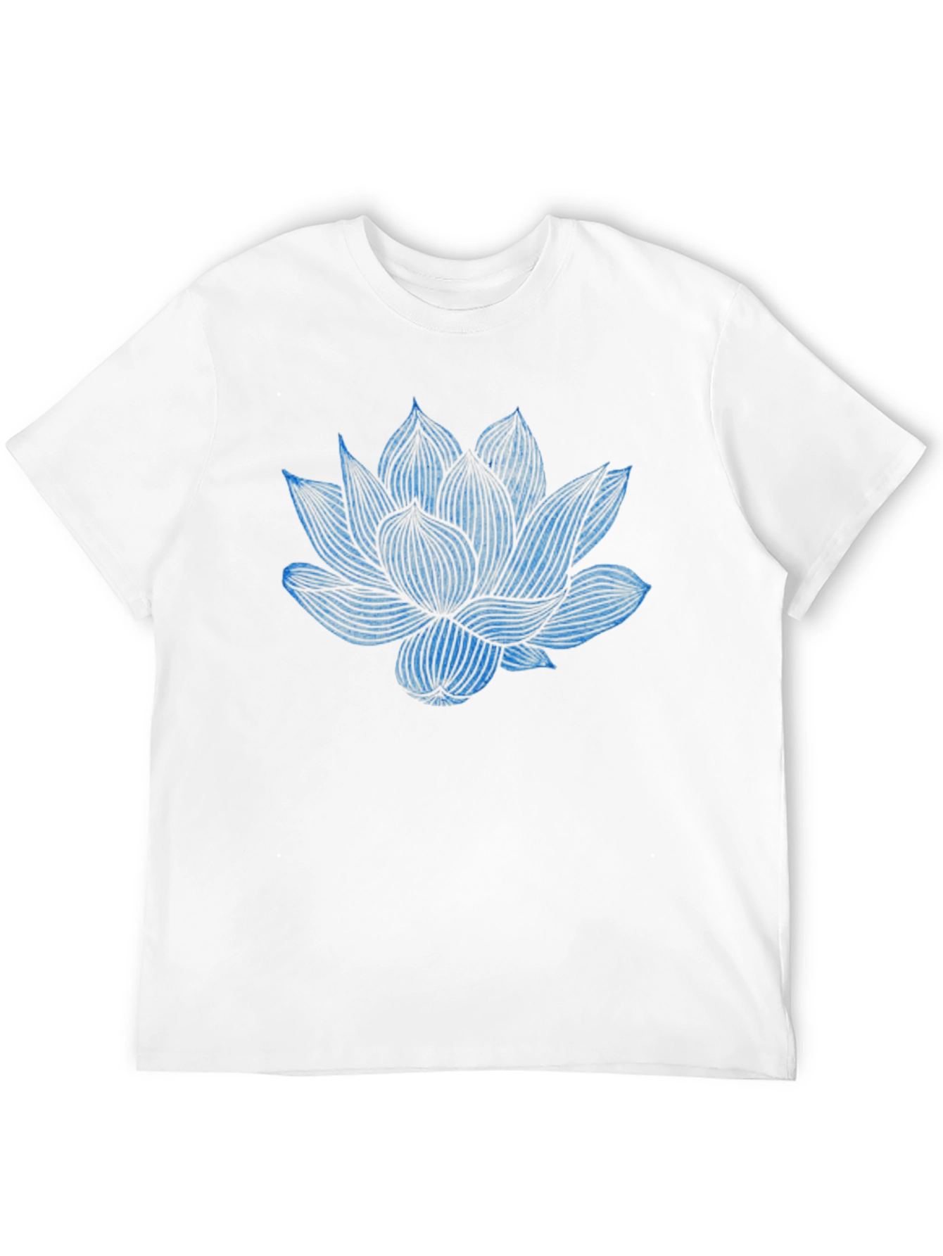 Lotus Flower Graphic Tee - Black