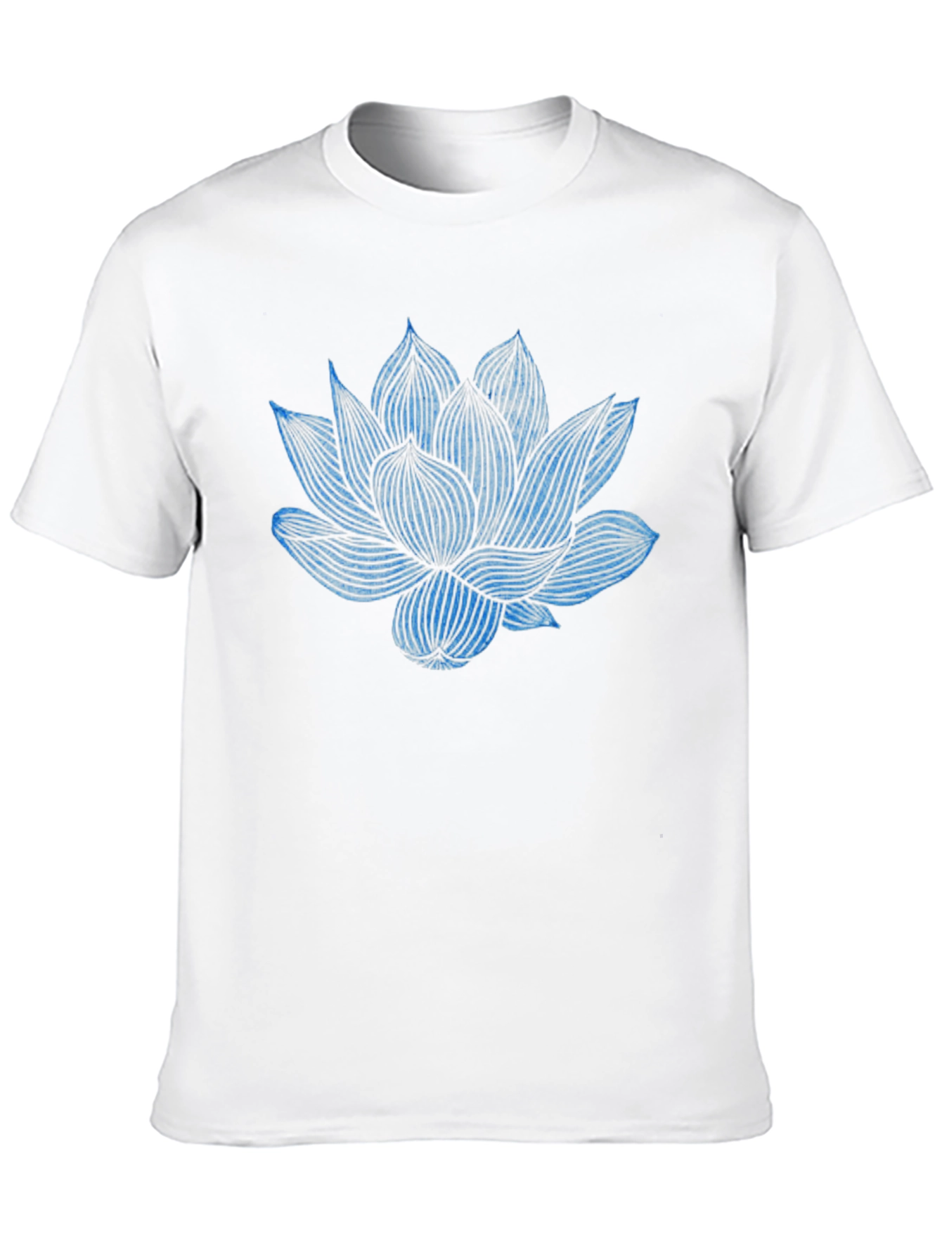 Lotus Flower Graphic Tee - Black