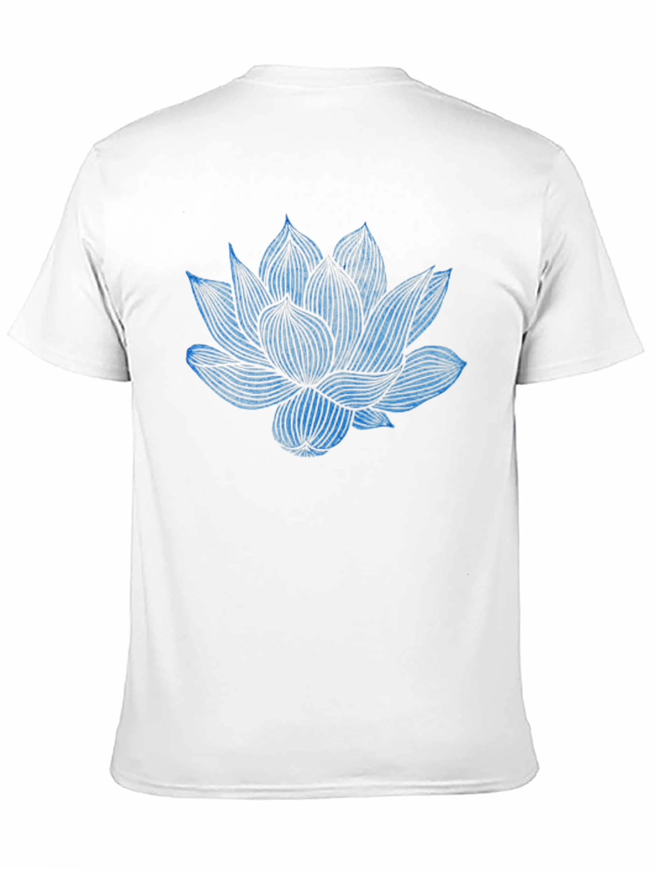 Lotus Flower Graphic Tee - Black