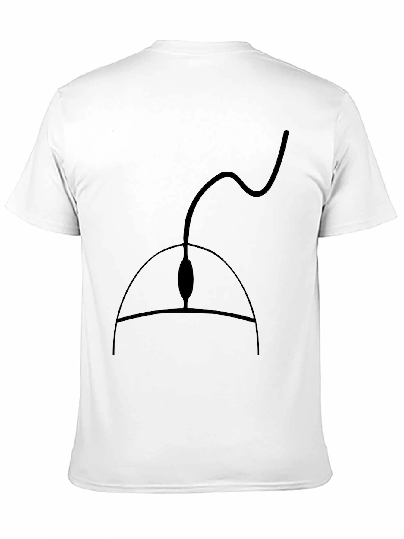 Black Computer Mouse Graphic Tee - Gamer Style Shirt