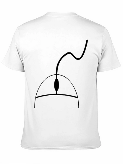 Black Computer Mouse Graphic Tee - Gamer Style Shirt