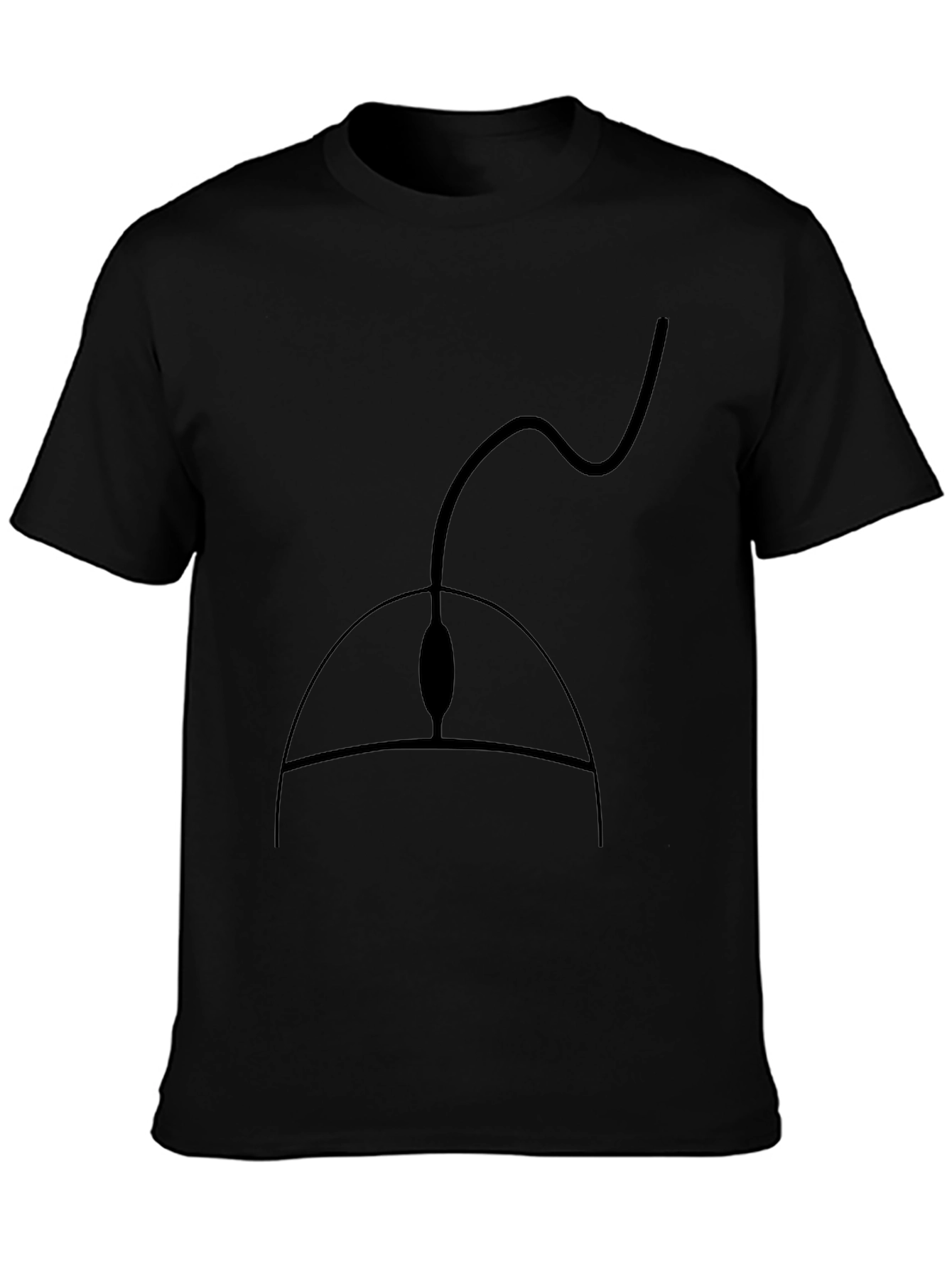 Black Computer Mouse Graphic Tee - Gamer Style Shirt