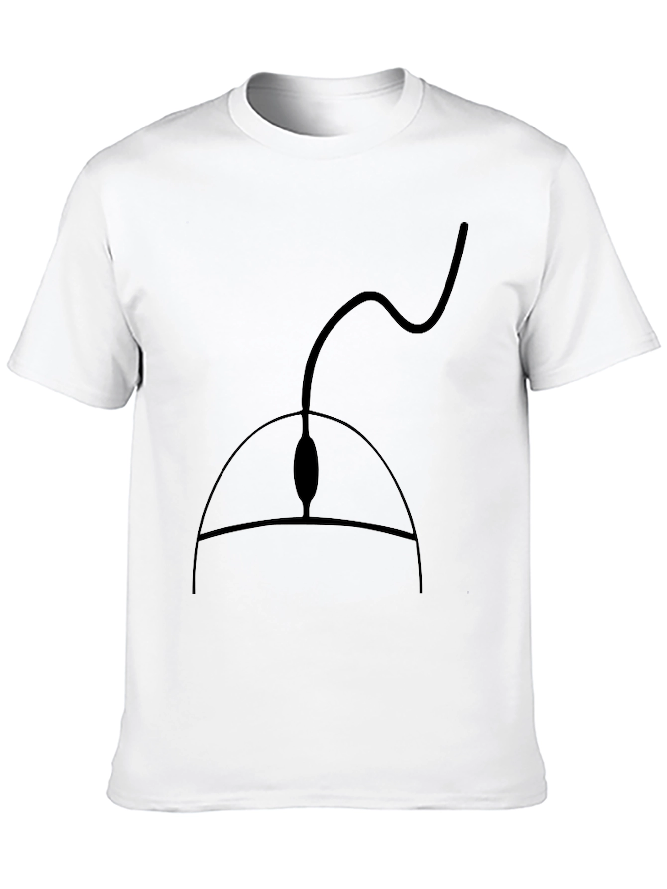 Black Computer Mouse Graphic Tee - Gamer Style Shirt