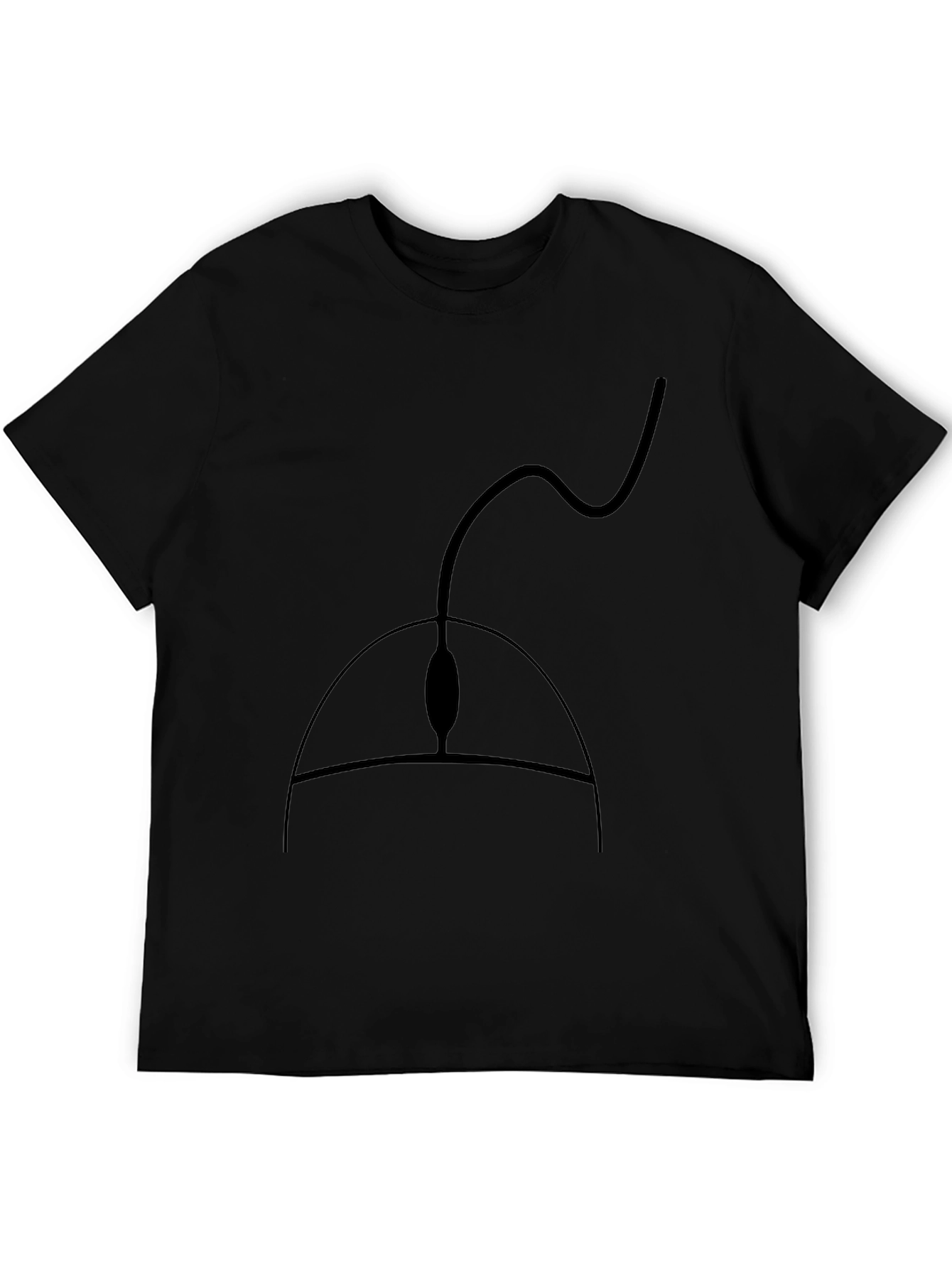 Black Computer Mouse Graphic Tee - Gamer Style Shirt