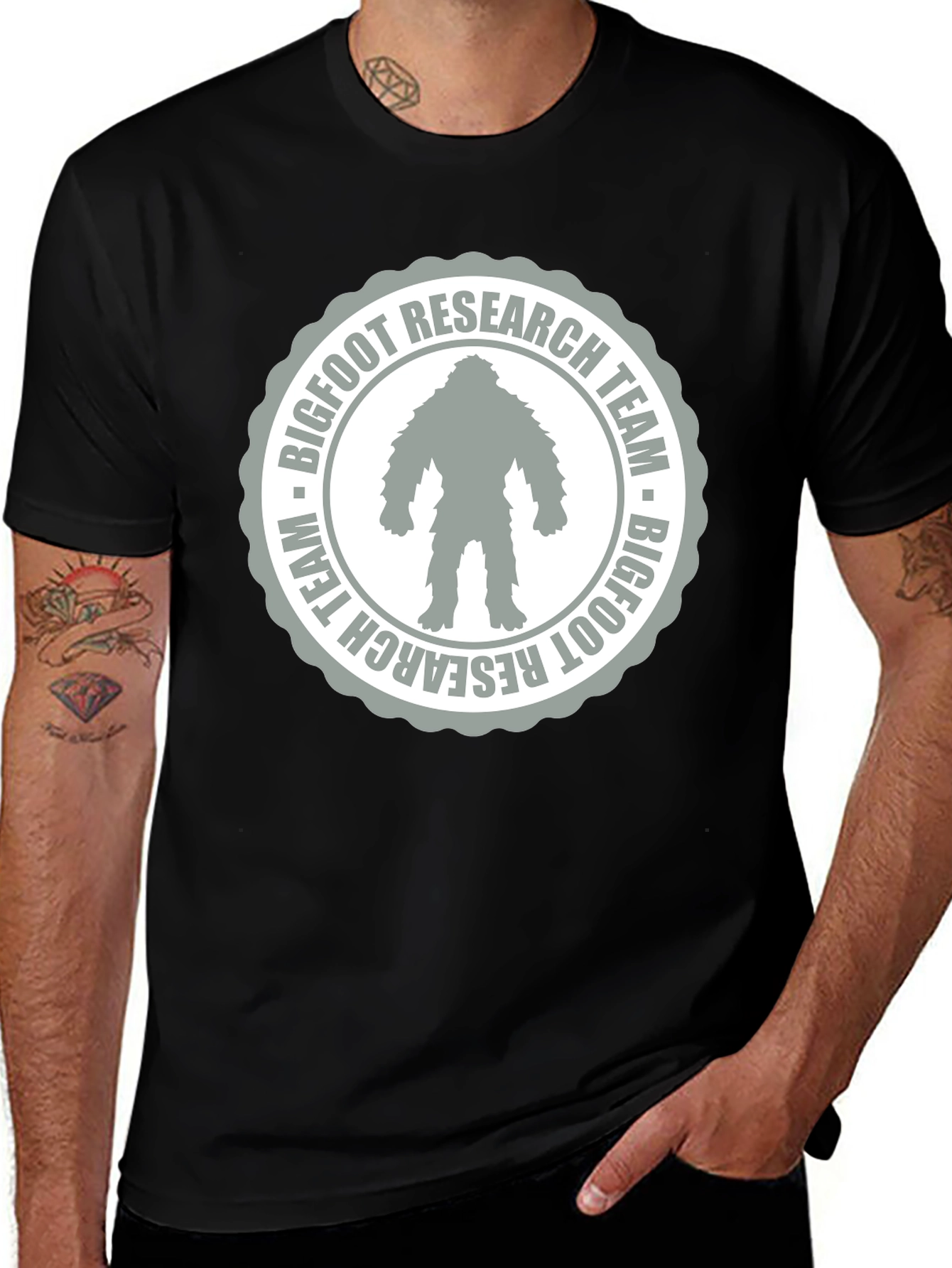 Bigfoot Research Team Tee - Cryptid Hunter Shirt