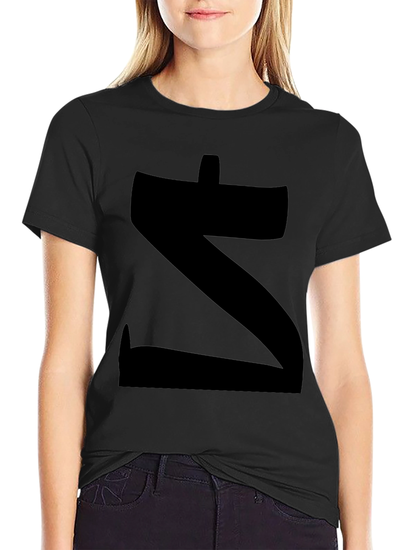 Bold Z Graphic Black T-Shirt