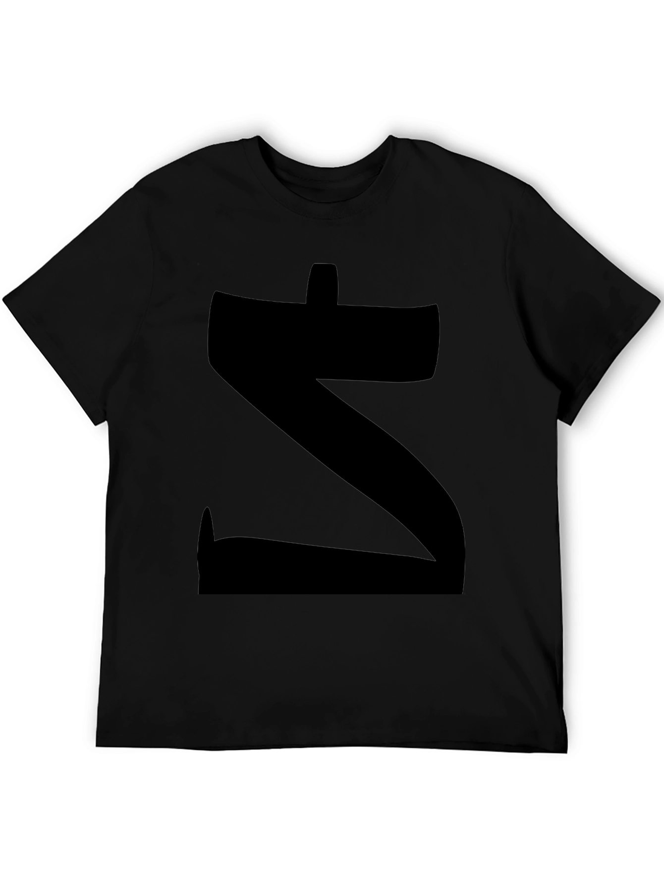 Bold Z Graphic Black T-Shirt