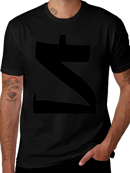Bold Z Graphic Black T-Shirt