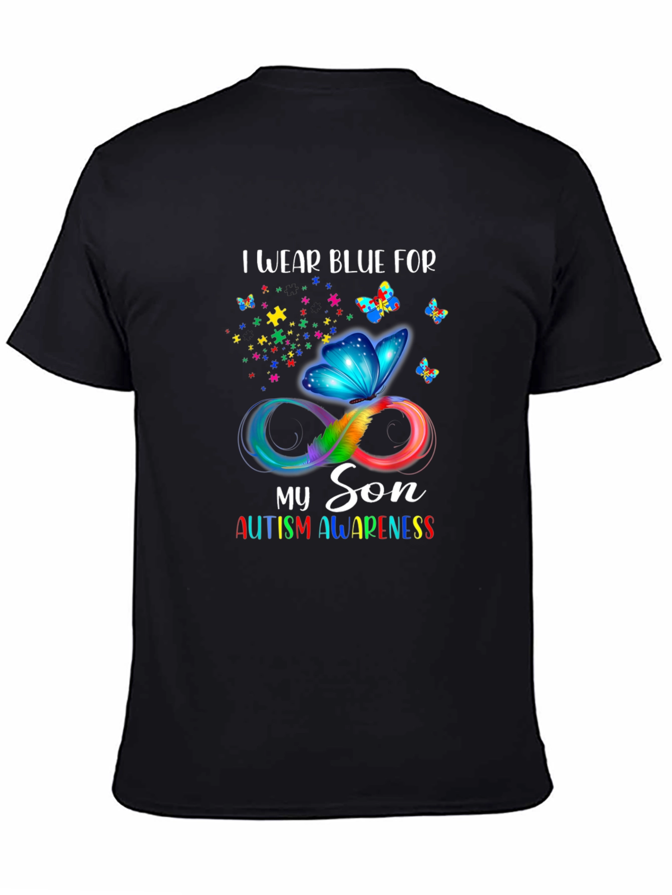 Autism Awareness I Wear Blue T-Shirt