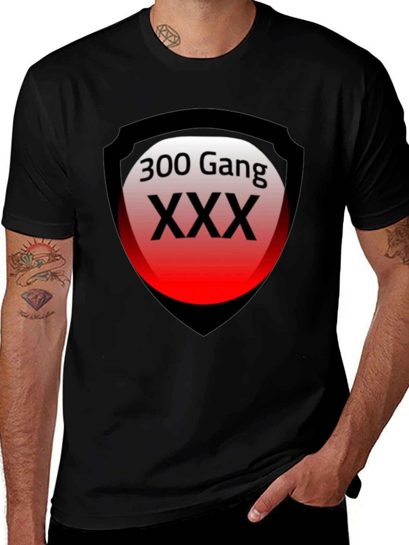 300 Gang XXX Black T-Shirt