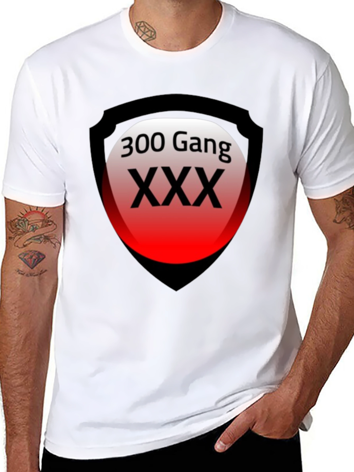 300 Gang XXX Black T-Shirt