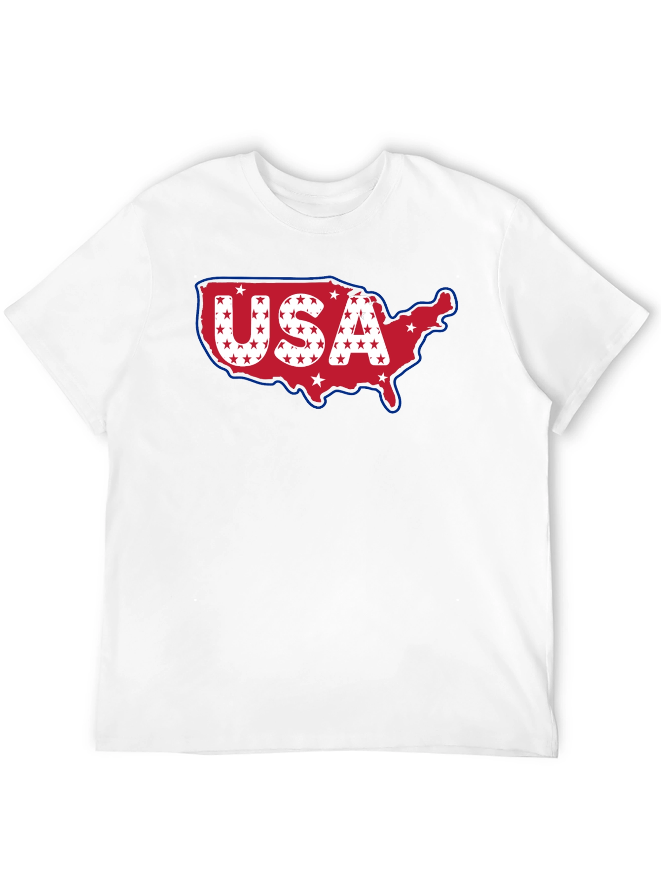 USA Map T-Shirt Patriotic American Pride