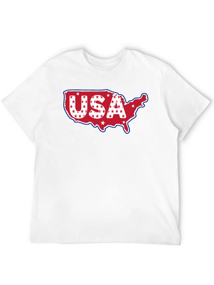 USA Map T-Shirt Patriotic American Pride