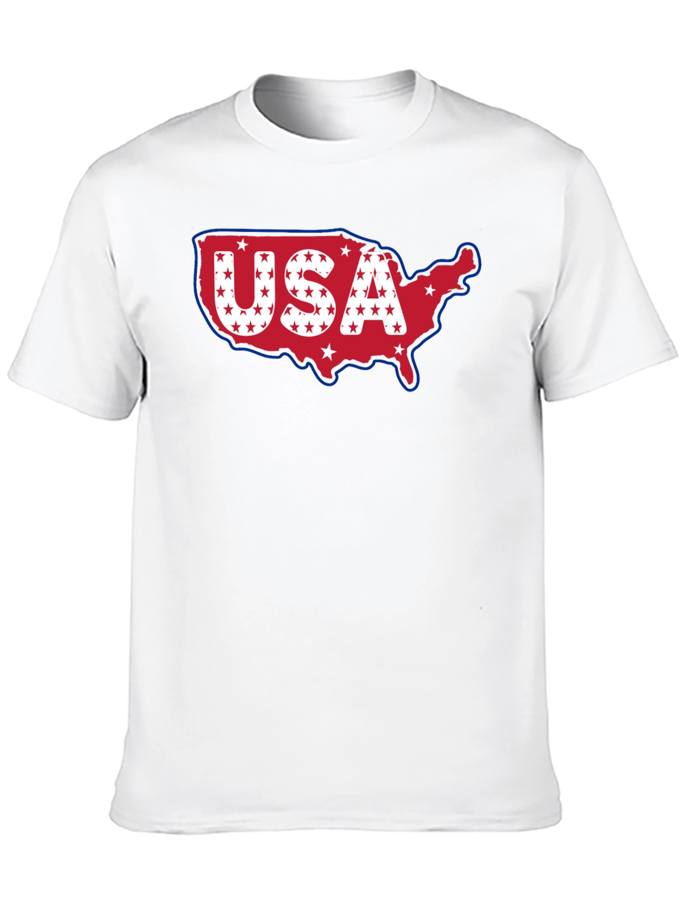 USA Map T-Shirt Patriotic American Pride