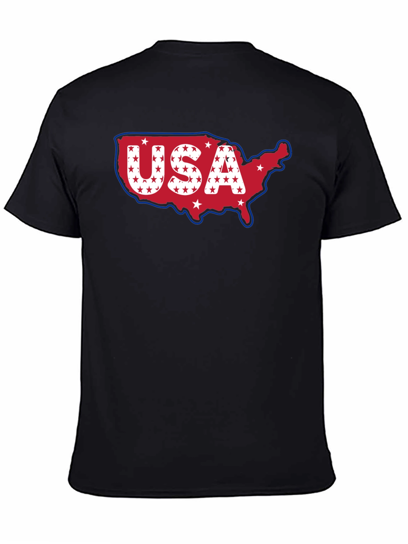 USA Map T-Shirt Patriotic American Pride