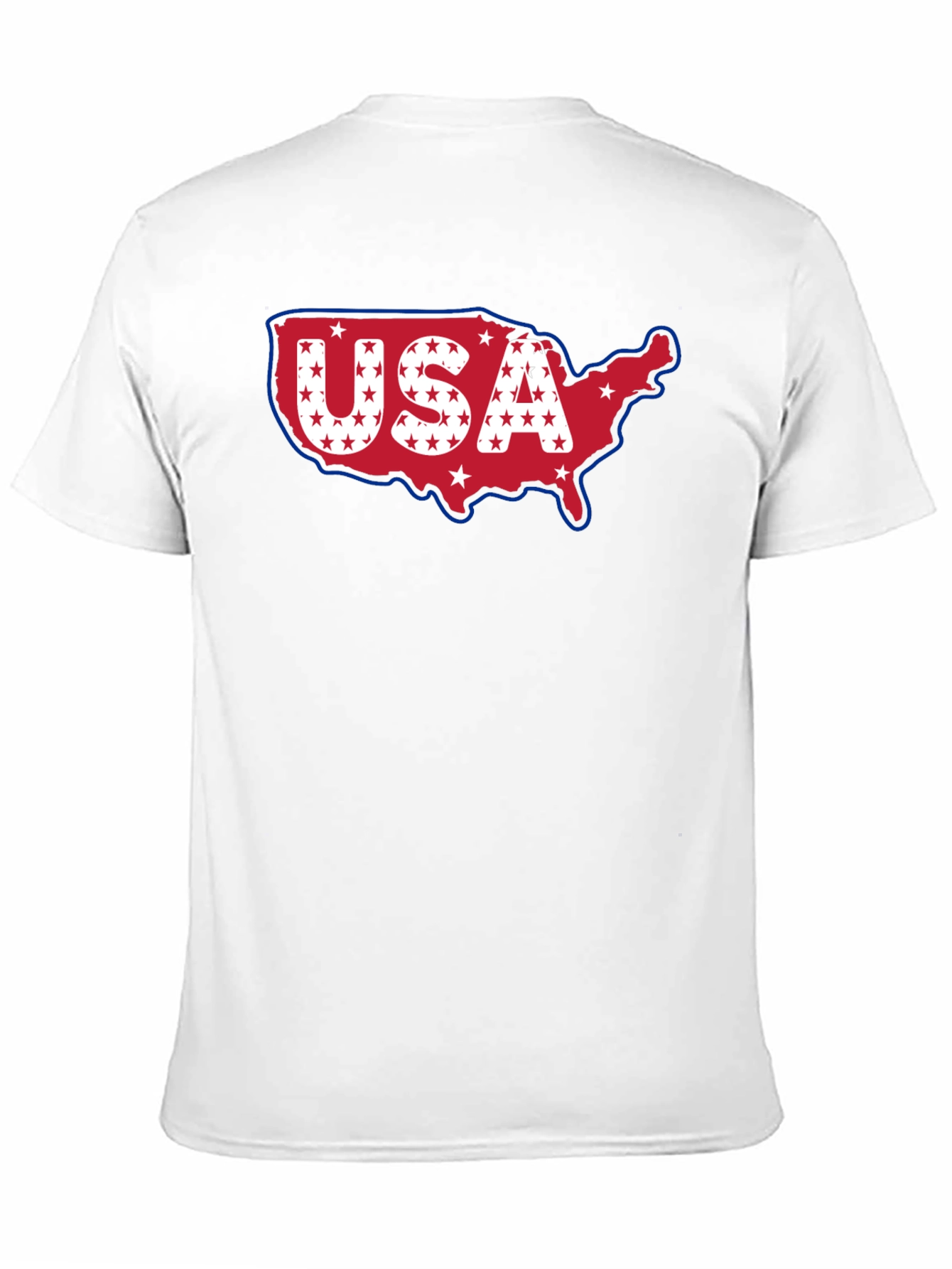 USA Map T-Shirt Patriotic American Pride