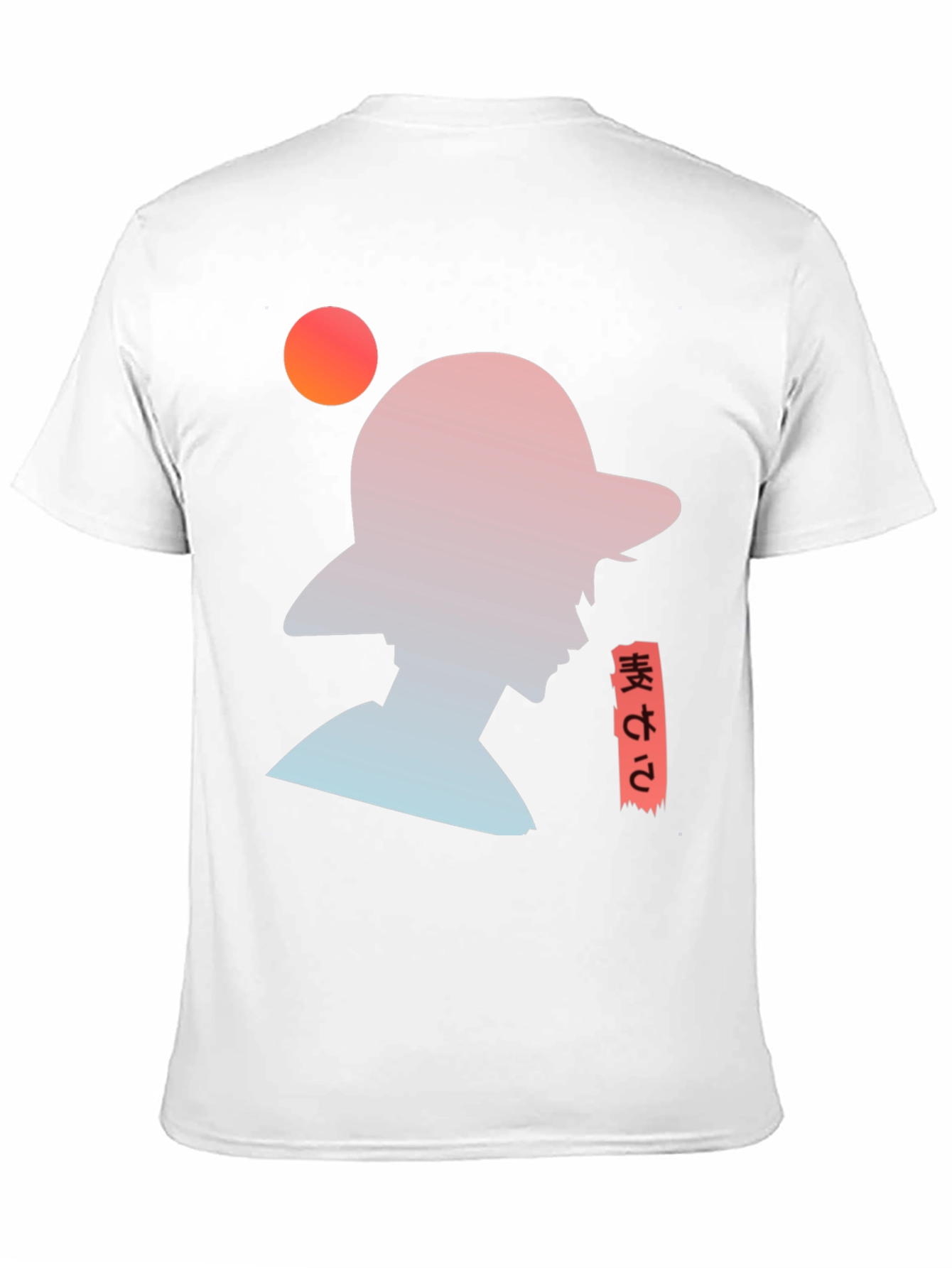 Anime Silhouette Graphic T-Shirt - Trendy Black Tee
