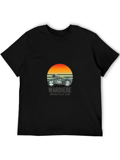 Wardiere Motorcycle Club Graphic Tee - Black