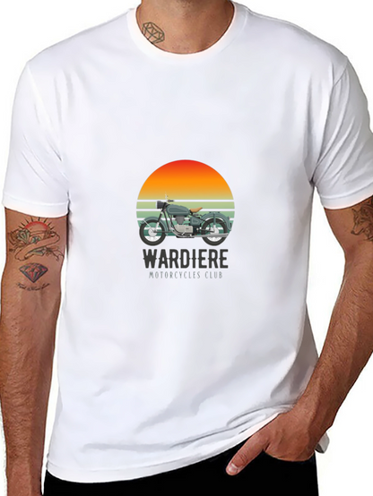Wardiere Motorcycle Club Graphic Tee - Black
