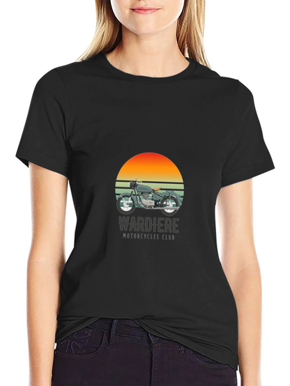 Wardiere Motorcycle Club Graphic Tee - Black