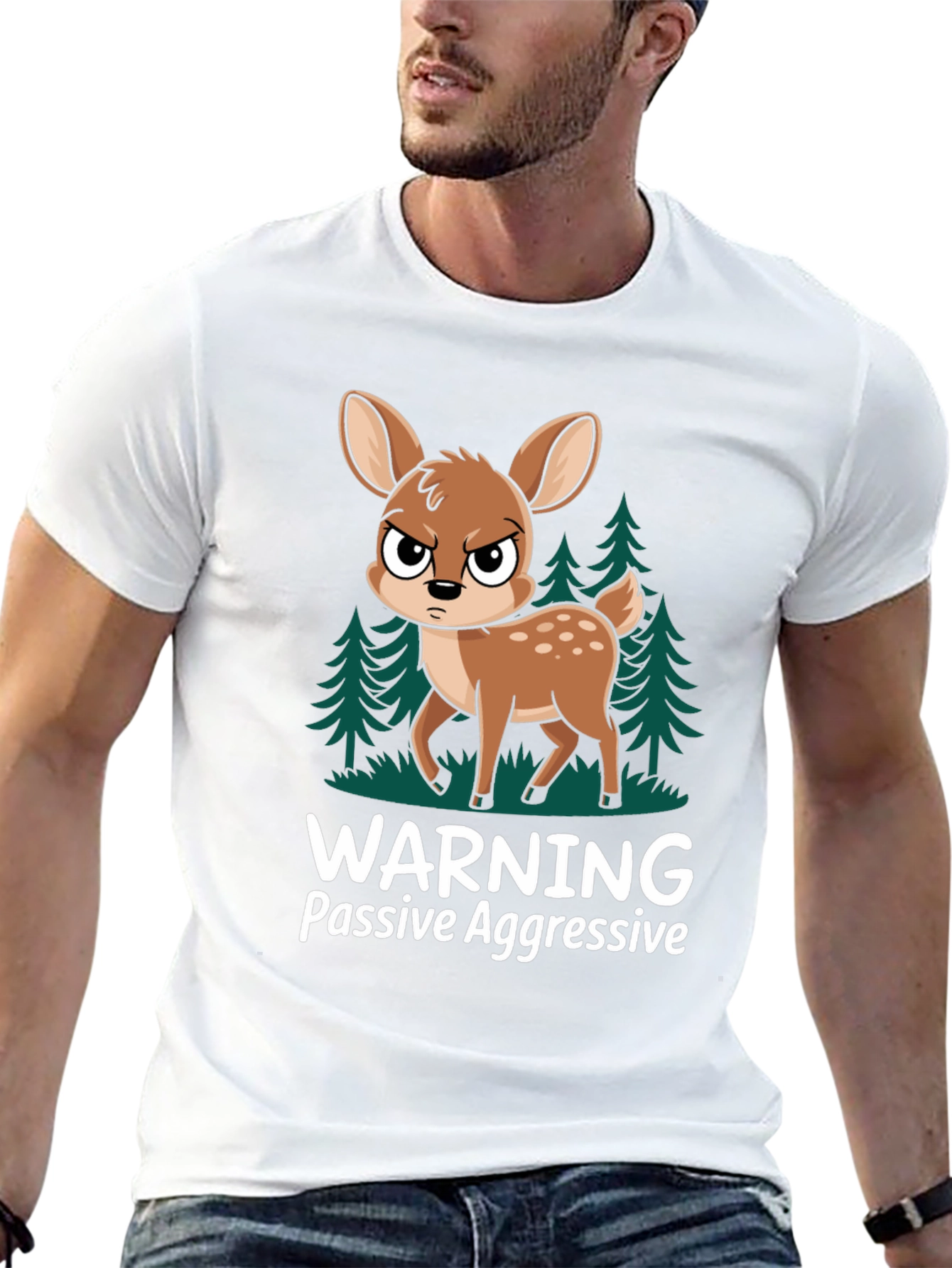 Warning Passive Aggressive Deer T-Shirt