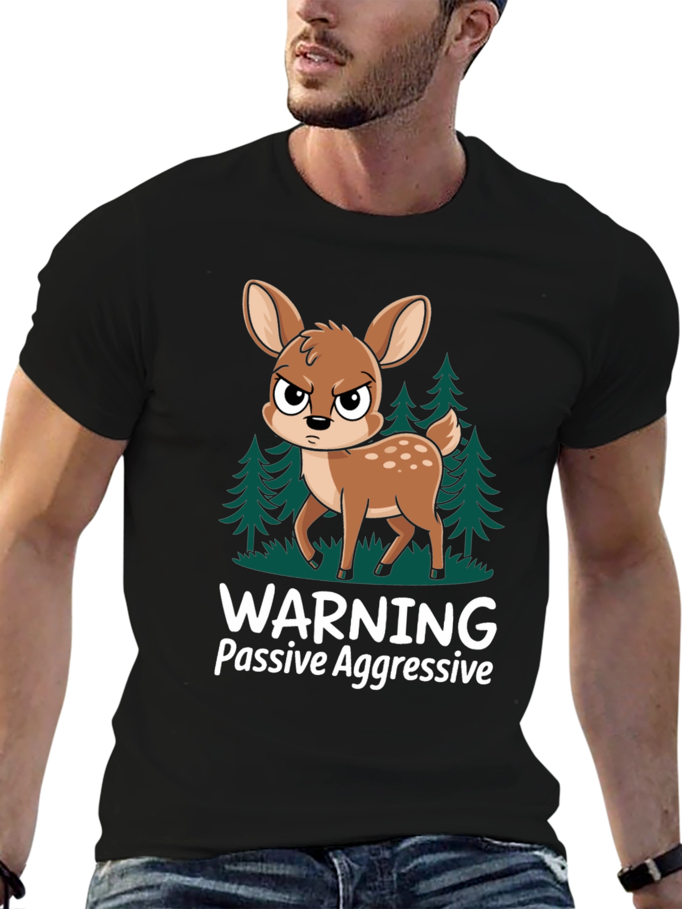 Warning Passive Aggressive Deer T-Shirt