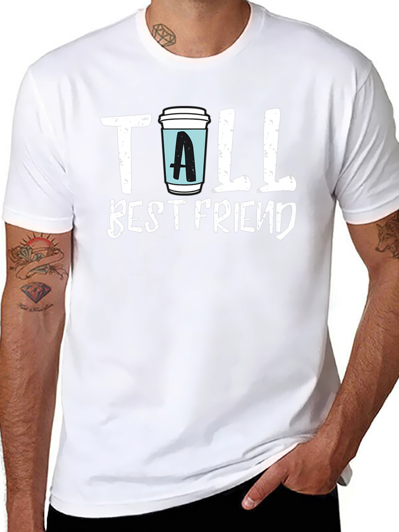 Tall Best Friend Graphic T-Shirt