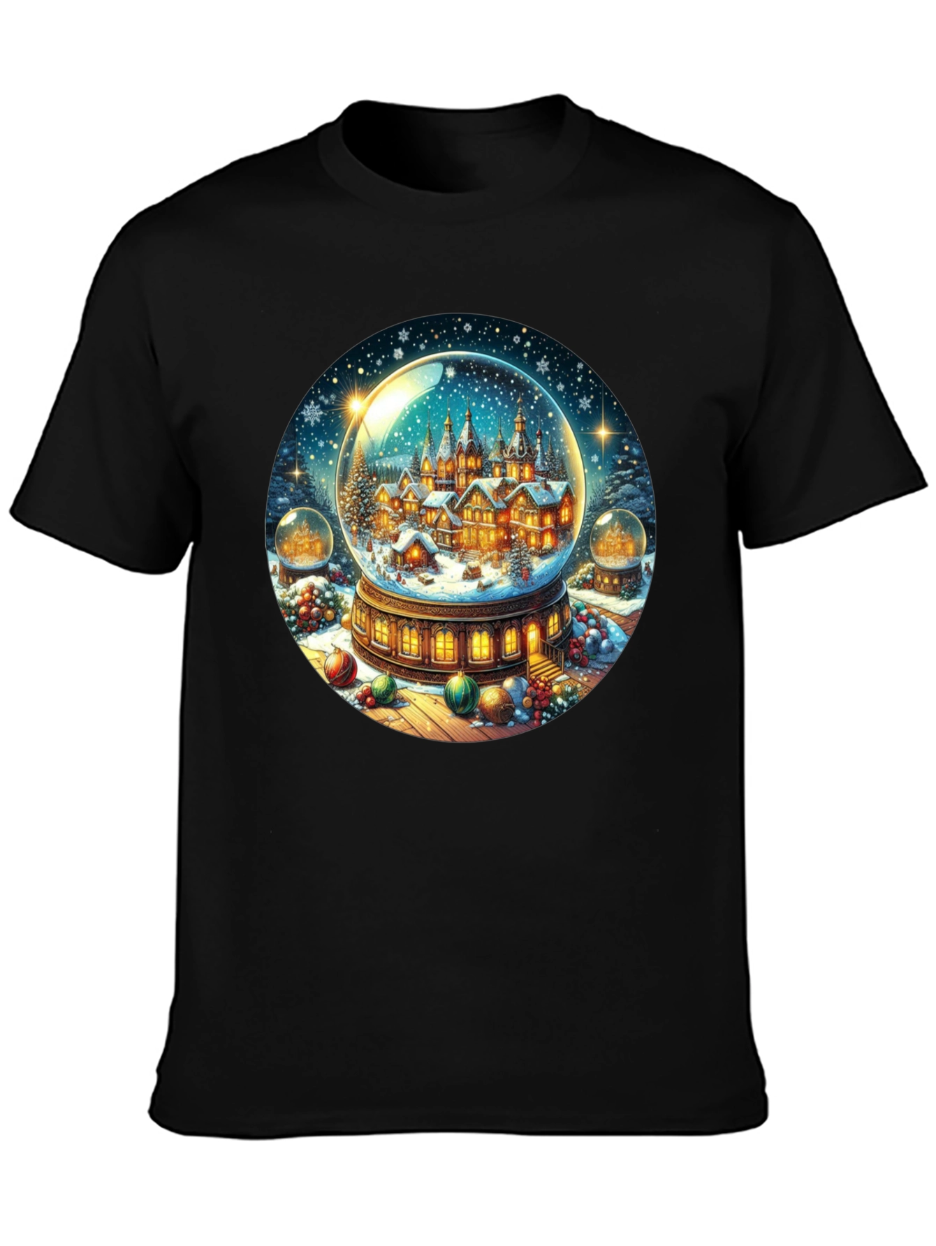 Winter Village Snow Globe Graphic Tee