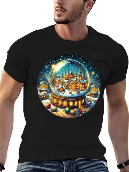 Winter Village Snow Globe Graphic Tee
