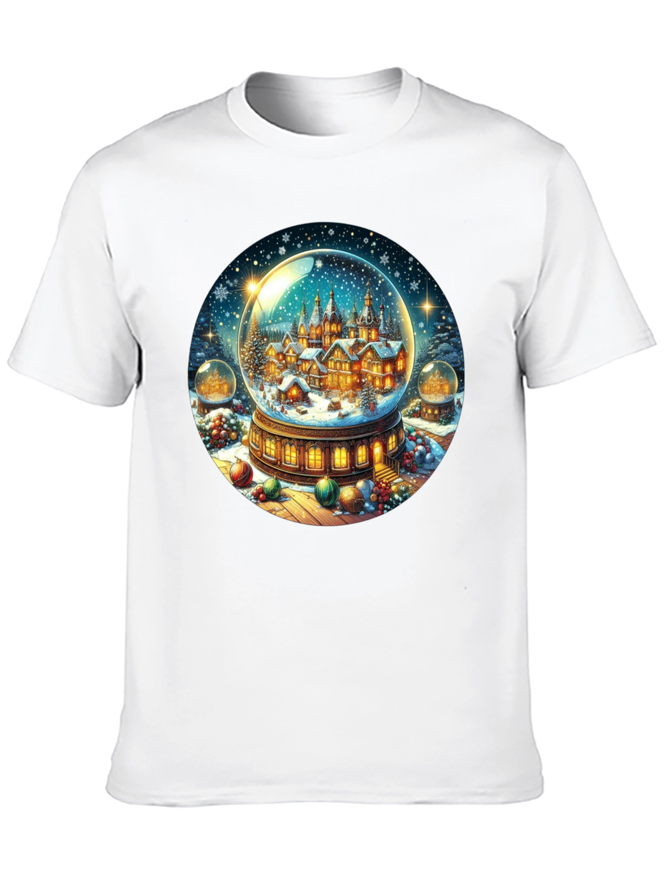 Winter Village Snow Globe Graphic Tee