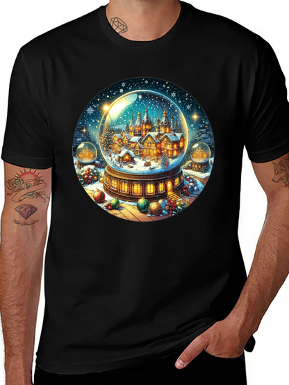 Winter Village Snow Globe Graphic Tee