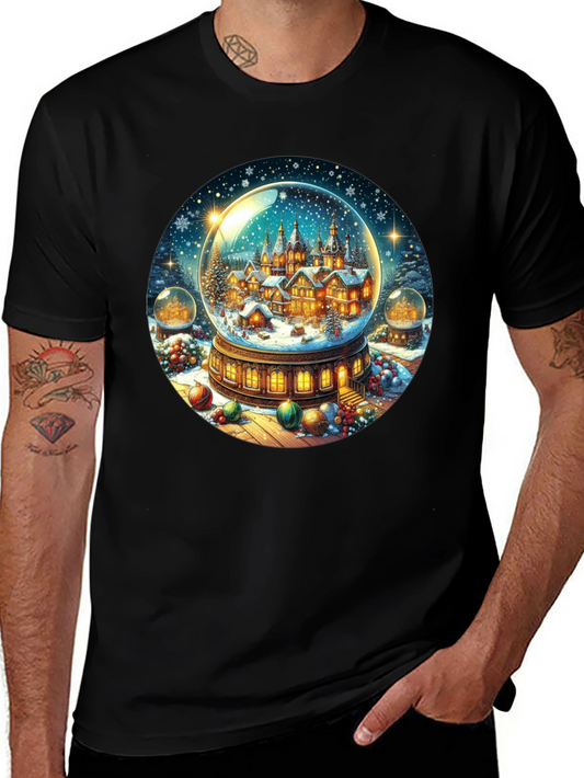 Winter Village Snow Globe Graphic Tee