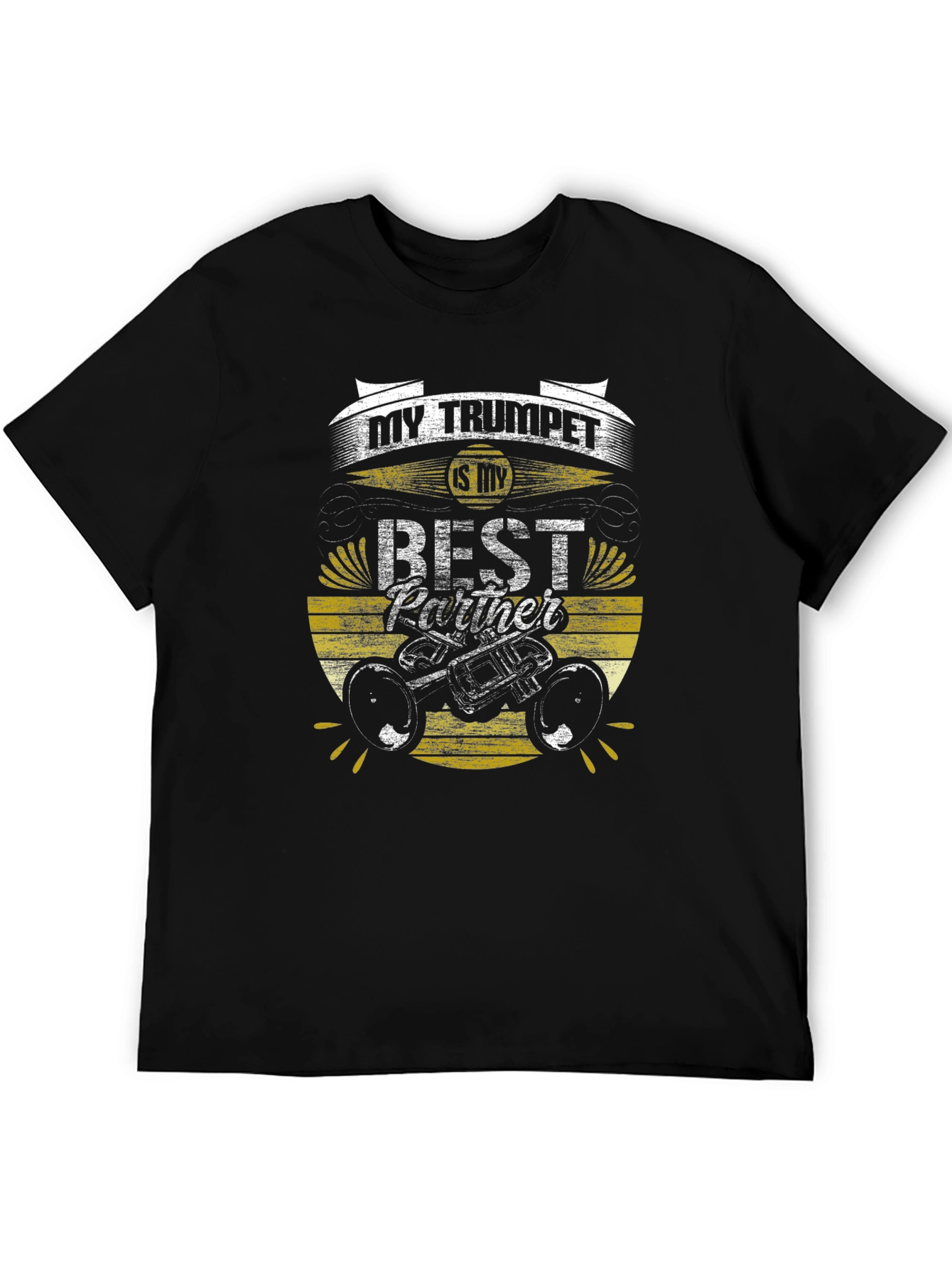 Trumpet Best Partner Graphic Tee - Musician Gift