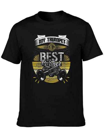 Trumpet Best Partner Graphic Tee - Musician Gift