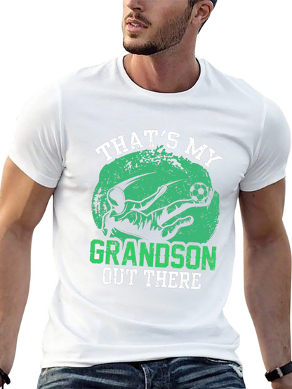 Thats My Grandson Soccer Graphic T-Shirt