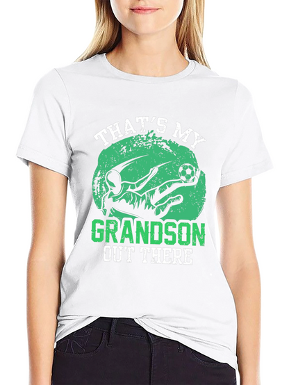 Thats My Grandson Soccer Graphic T-Shirt