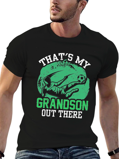 Thats My Grandson Soccer Graphic T-Shirt