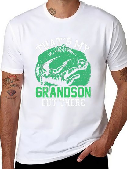 Thats My Grandson Soccer Graphic T-Shirt