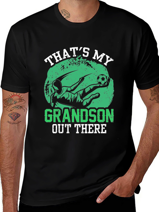 Thats My Grandson Soccer Graphic T-Shirt