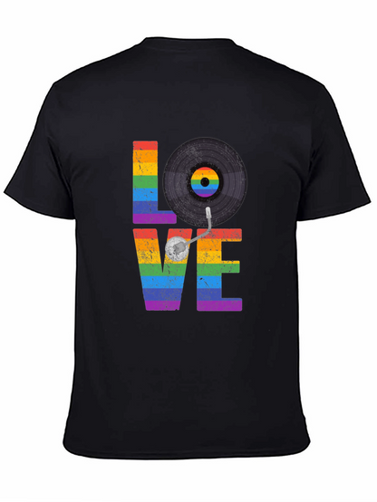 Love Vinyl Record LGBTQ Pride T-Shirt