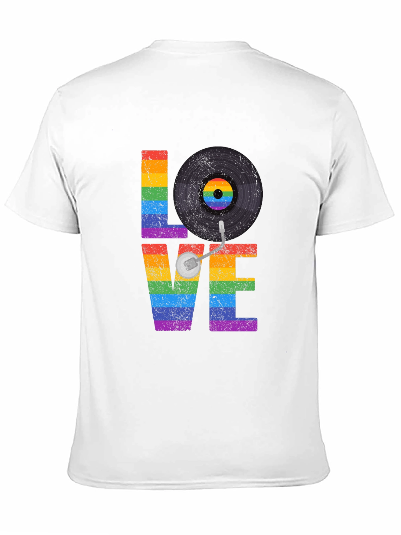 Love Vinyl Record LGBTQ Pride T-Shirt