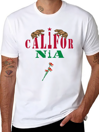 California State T-Shirt - Bear & Poppy Design
