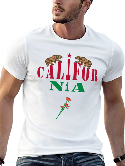 California State T-Shirt - Bear & Poppy Design