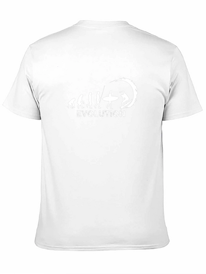 Surfing Evolution Graphic Tee - Black