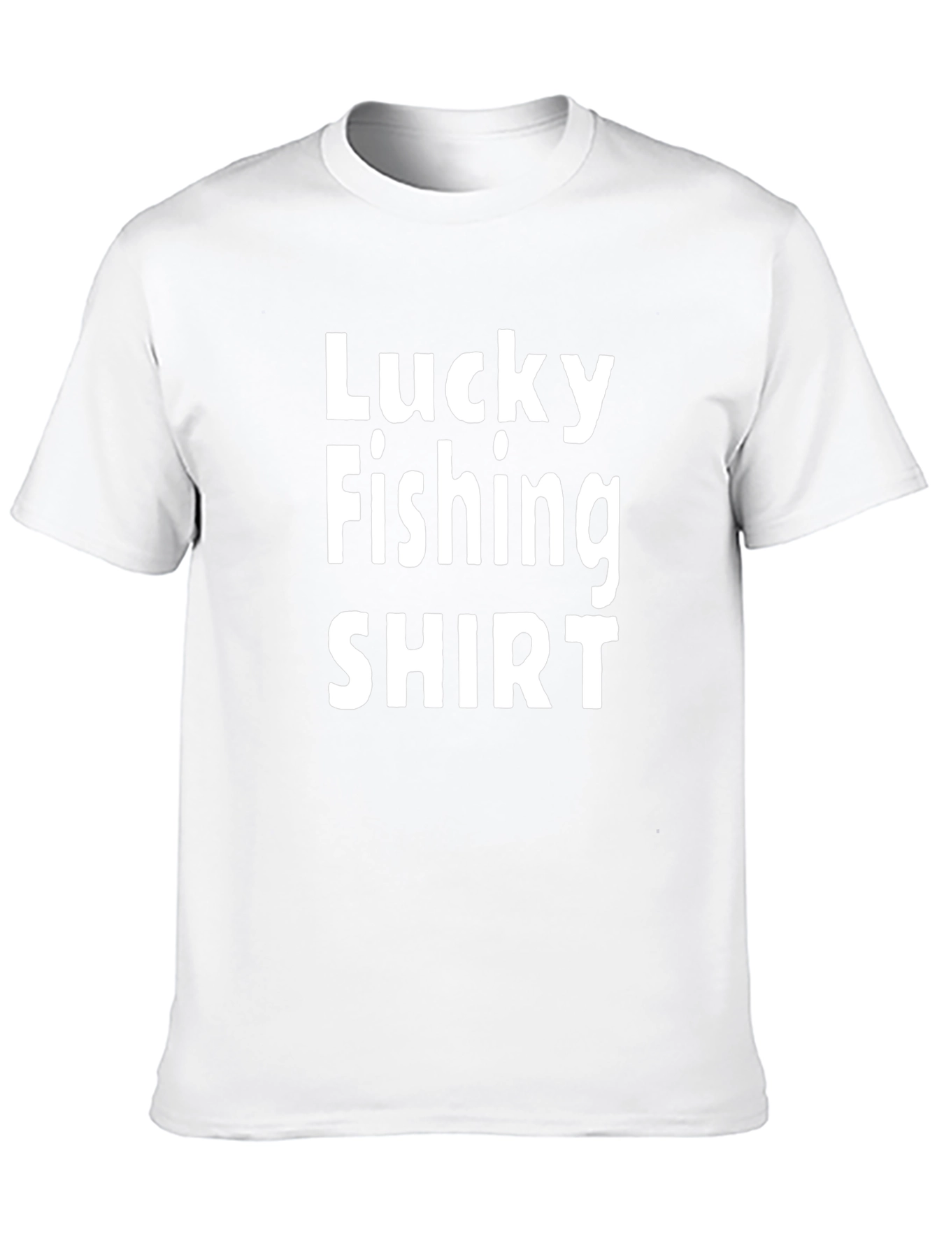 Lucky Fishing Shirt - Mens Black Tee