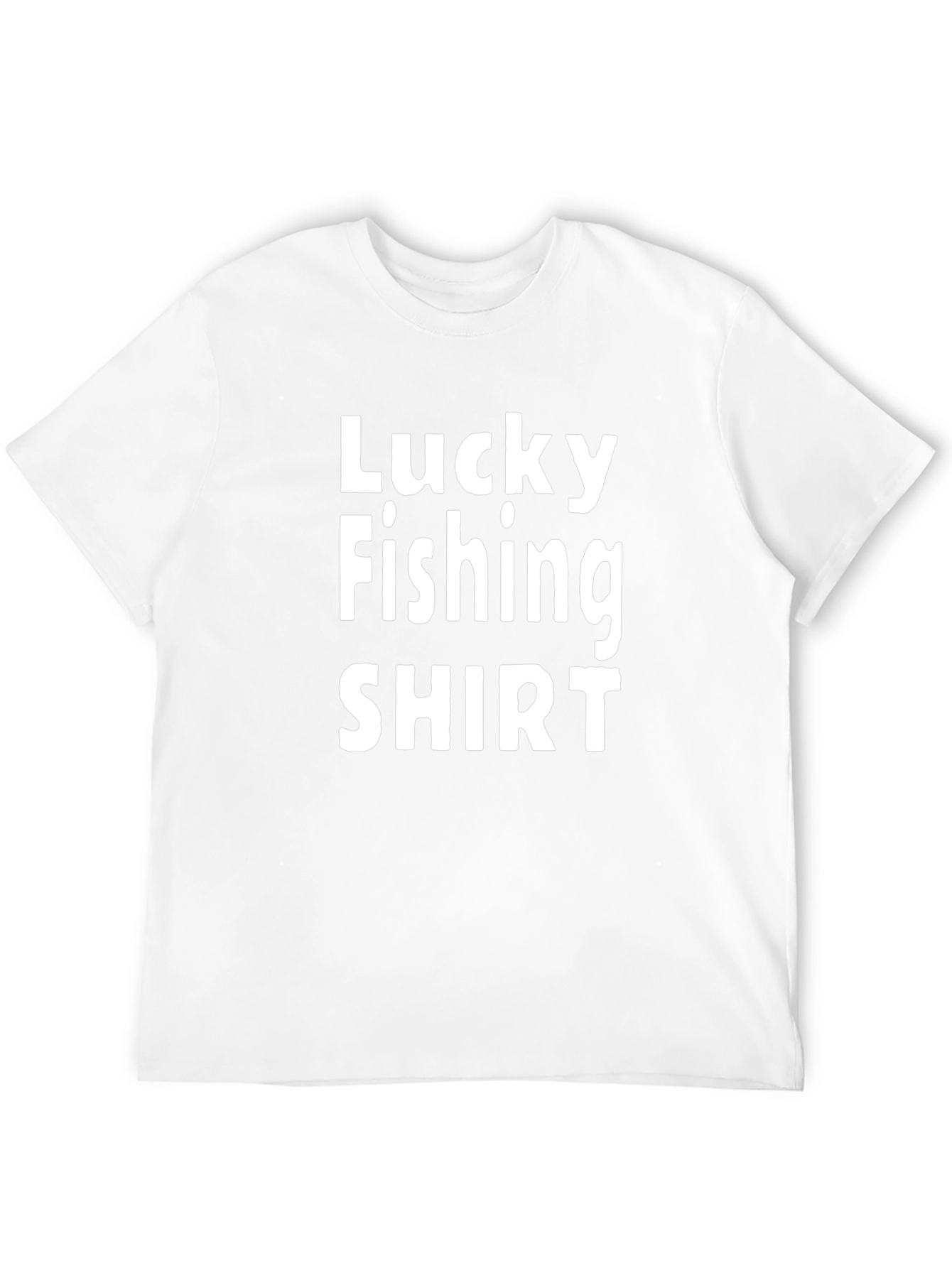 Lucky Fishing Shirt - Mens Black Tee
