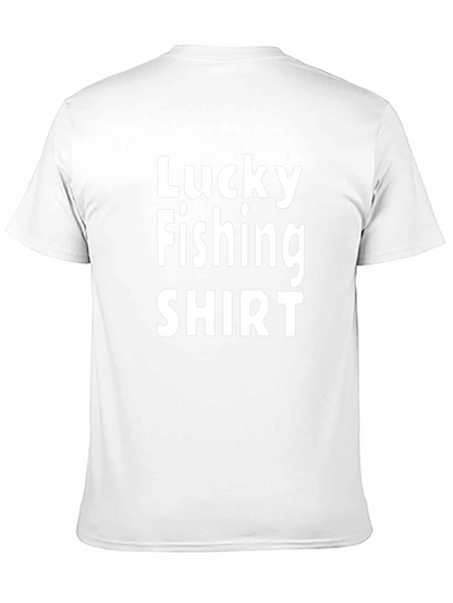 Lucky Fishing Shirt - Mens Black Tee