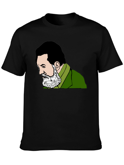 Theodor Herzl T-Shirt - Black Cotton Tee